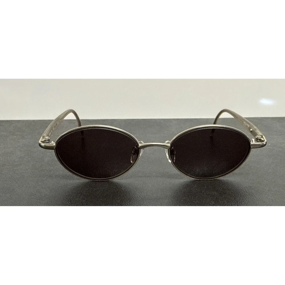 Vtg Sunglasses Silhouette M 6380 /00 V 6050 1980s 48-17 130 Matte Gray Flaws